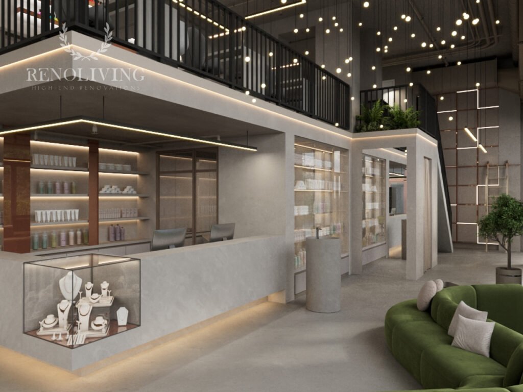 Hedendaags Beautysalon Interieur met Minimalistisch en Functioneel Design