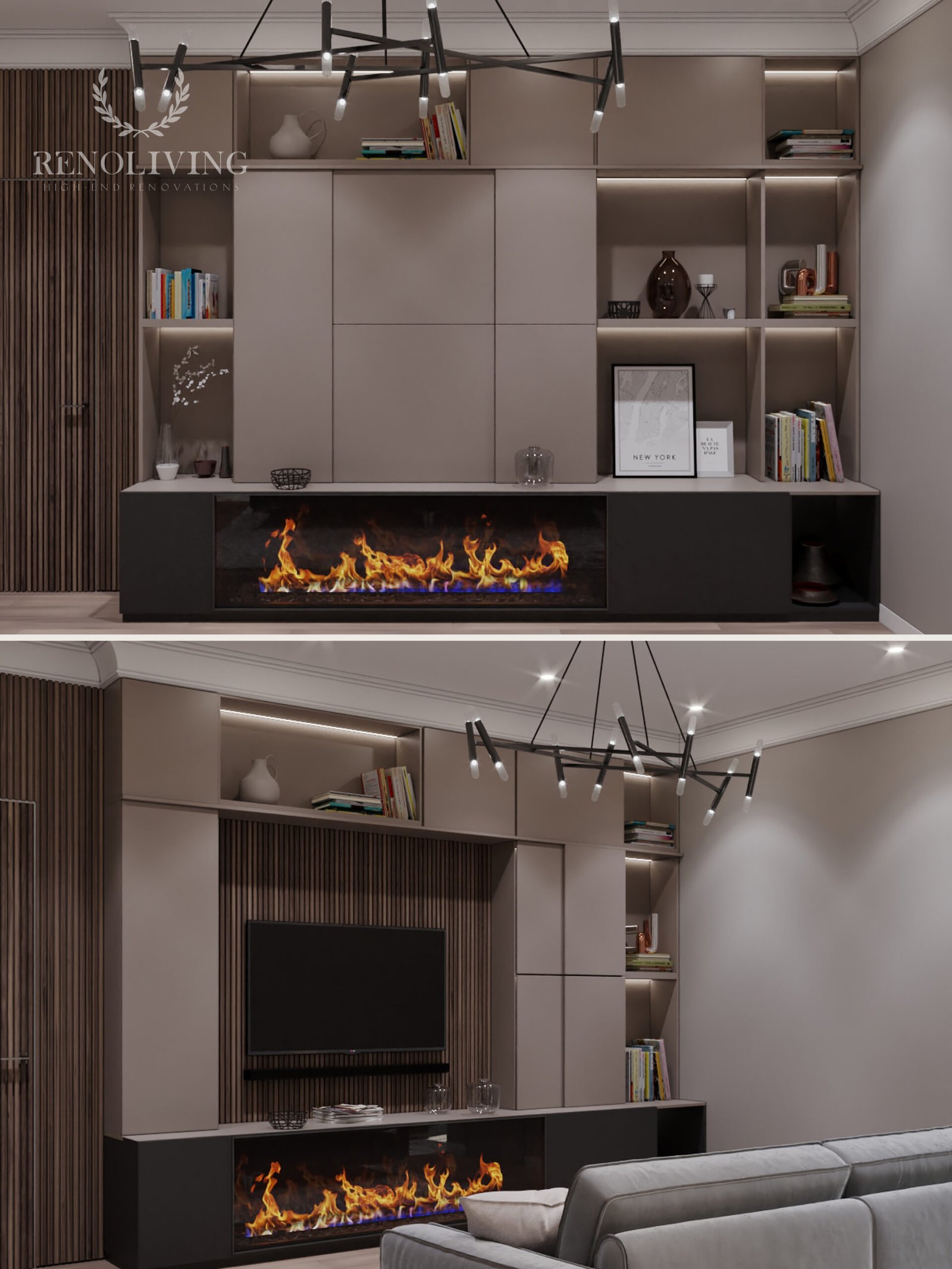 Rustgevende ambiance in een moderne privésuite.