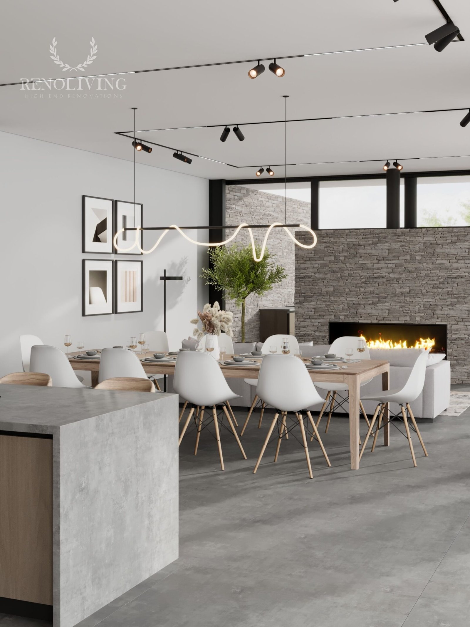 Moderne Villa Ontwerp met Warme Accenten