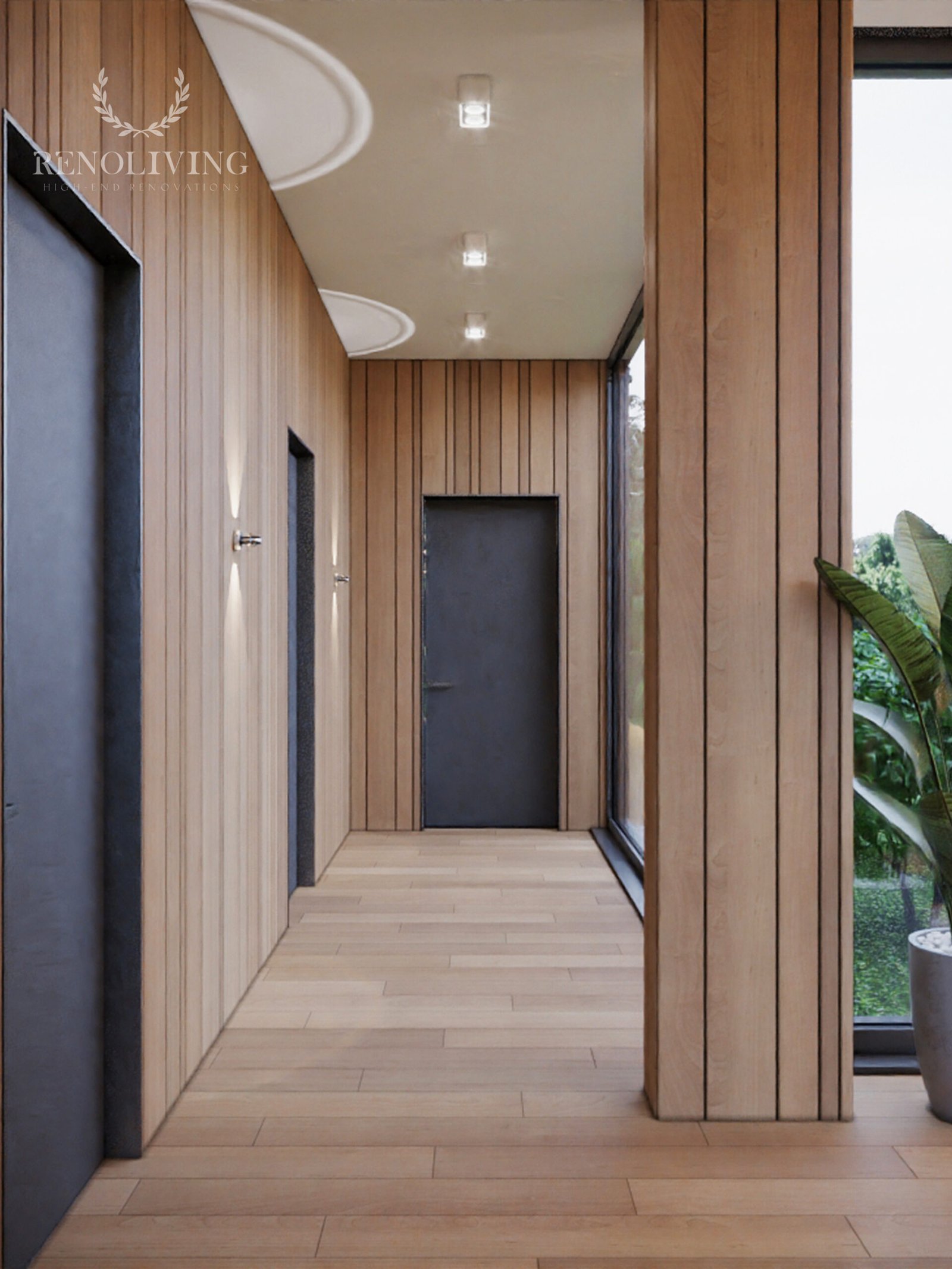 Exclusief interieurontwerp van een modern penthouse.