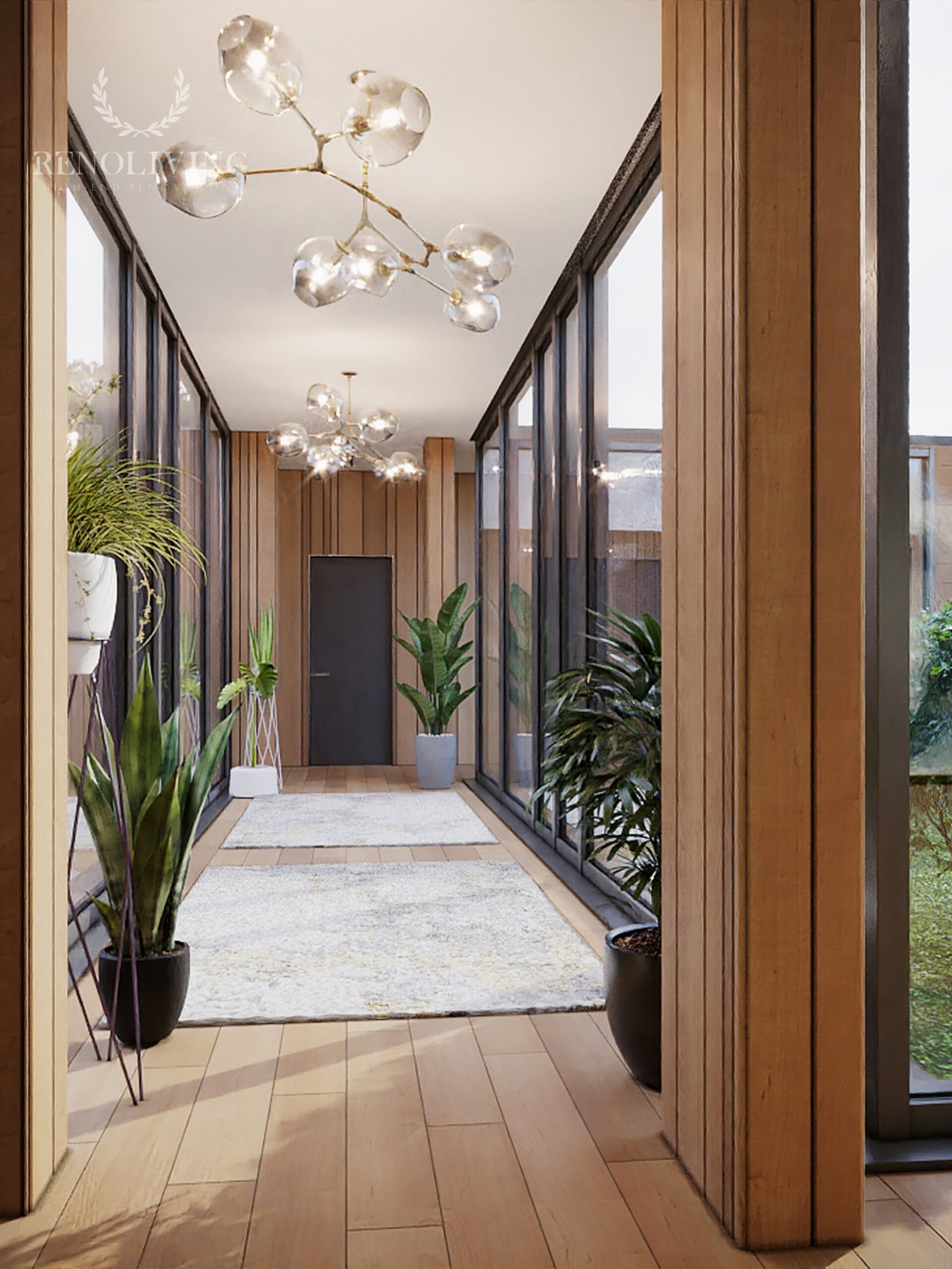 Integratie van woning en landschap bij de Westeinderplassen.