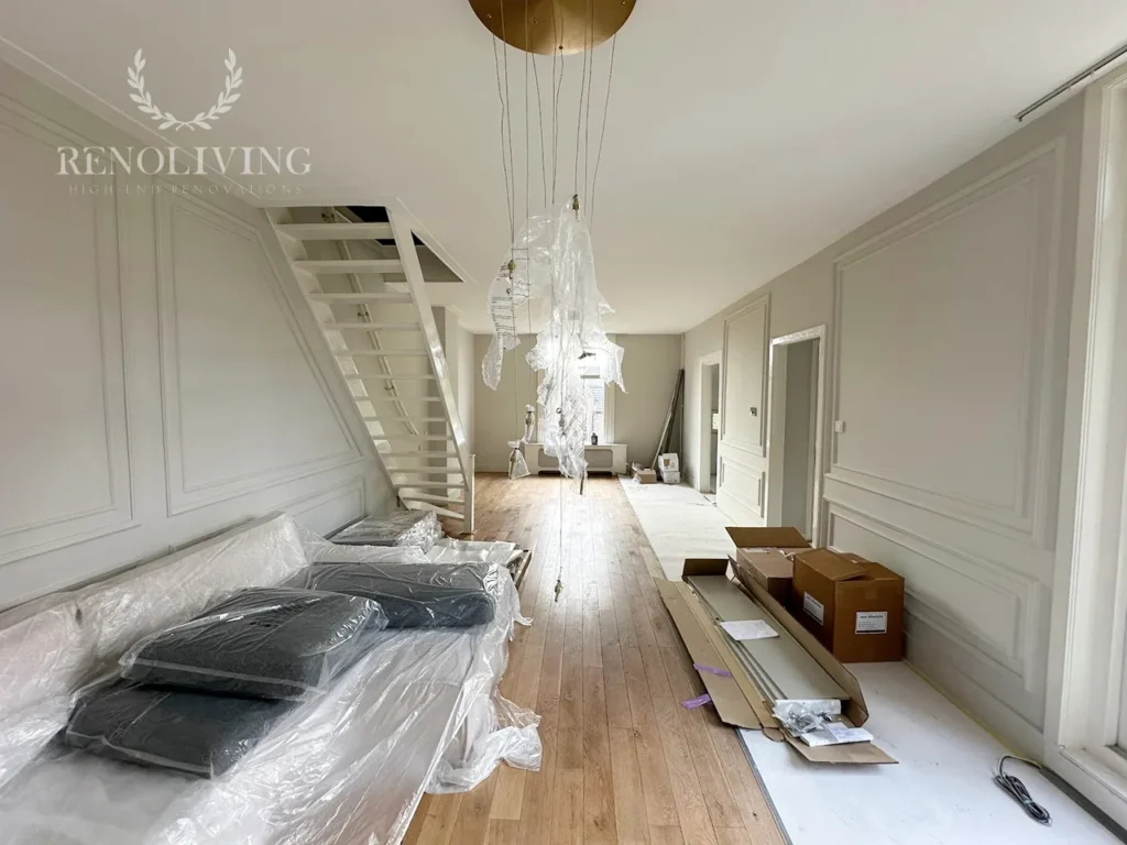 Woningrenovatie in Bussum in vier weken: een klassiek interieur met architectonische samenhang